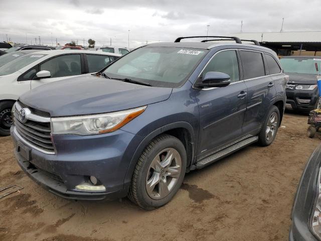 TOYOTA HIGHLANDER 2016 with VIN 5TDDCRFH5GS015224 - Photo from auction