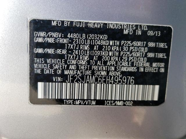 Photo 14 from auction – 2014 SUBARU FORESTER 2 with VIN JF2SJAMC6EH495976