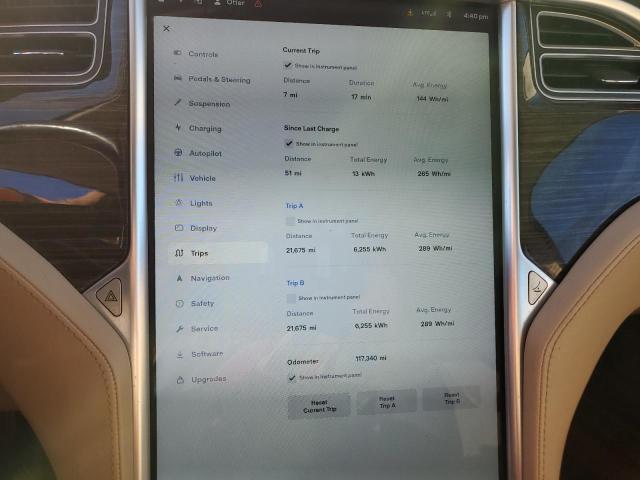 Photo 9 from auction – 2016 TESLA MODEL S with VIN 5YJSA1E24GF145740
