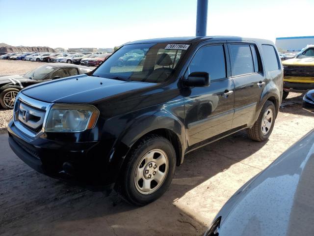 HONDA PILOT LX 2011 with VIN 5FNYF4H27BB106111 - Photo from auction