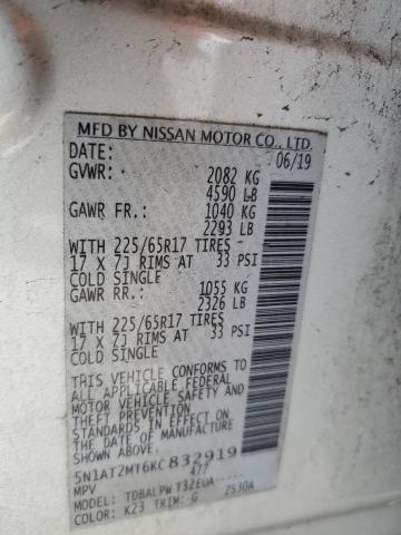 Photo 14 from auction – 2019 NISSAN ROGUE S with VIN 5N1AT2MT6KC832919