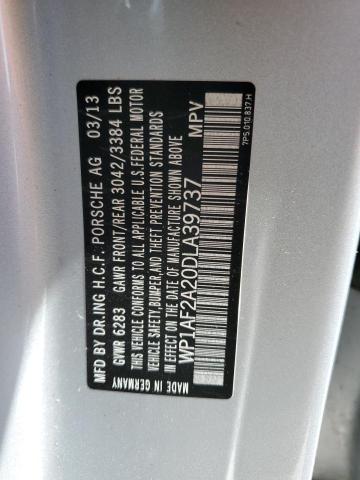 Photo 14 from auction – 2013 PORSCHE CAYENNE with VIN WP1AF2A20DLA39737