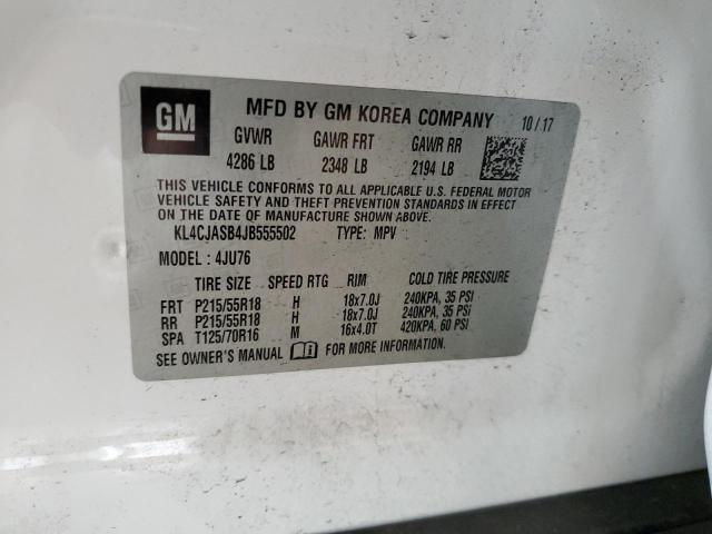 Photo 14 from auction – 2018 BUICK ENCORE PRE with VIN KL4CJASB4JB555502