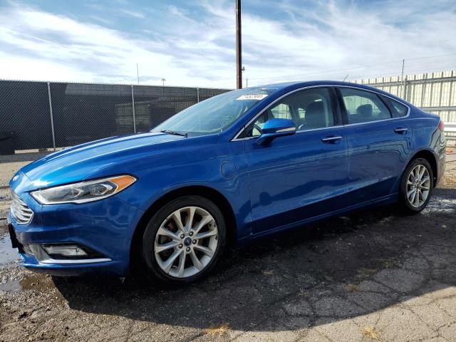 FORD FUSION SE 2017 with VIN 3FA6P0PU0HR390470 - Photo from auction