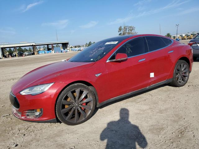 TESLA MODEL S 2015 with VIN 5YJSA1E42FF111439 - Photo from auction
