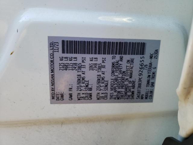 Photo 14 from auction – 2023 NISSAN ROGUE SV with VIN 5N1BT3BB3PC926655