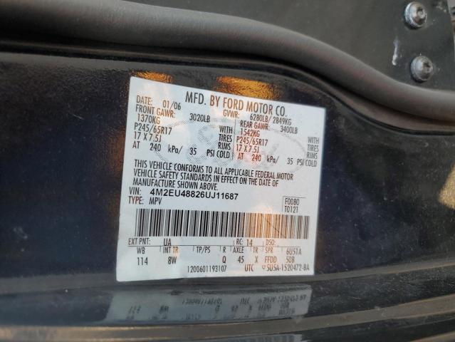 Photo 14 from auction – 2006 MERCURY MOUNTAINEE with VIN 4M2EU48826UJ11687