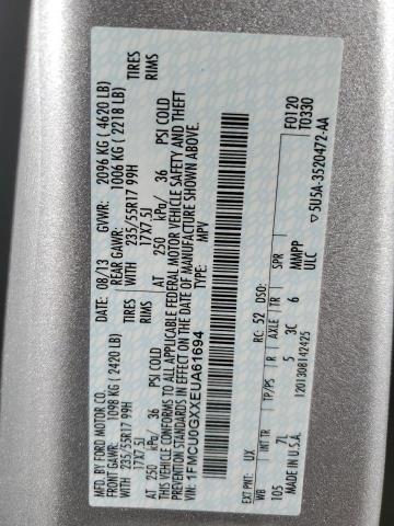 Photo 14 from auction – 2014 FORD ESCAPE SE with VIN 1FMCU0GXXEUA61694
