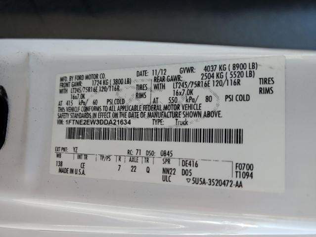 Photo 14 from auction – 2013 FORD ECONOLINE with VIN 1FTNE2EW3DDA21634
