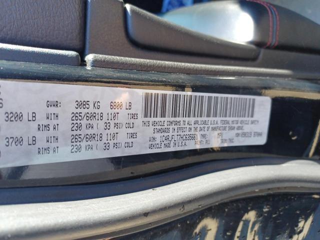 Photo 10 from auction – 2017 JEEP GRAND CHER with VIN 1C4RJFLT7HC635661