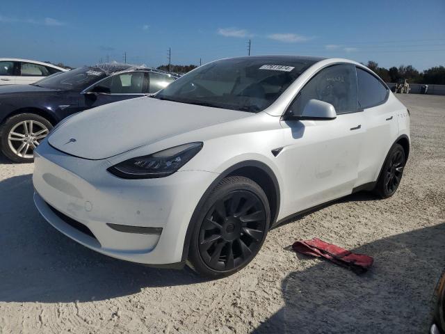 TESLA MODEL Y 2022 with VIN 7SAYGDEE4NF443435 - Photo from auction