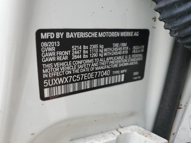 Photo 14 from auction – 2014 BMW X3 XDRIVE3 with VIN 5UXWX7C57E0E77040