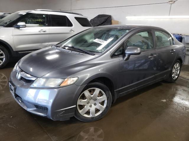 HONDA CIVIC LX 2010 with VIN 19XFA1F50AE046470 - Photo from auction