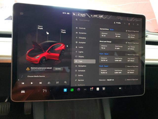 Photo 9 from auction – 2023 TESLA MODEL 3 with VIN 5YJ3E1EA1PF434557