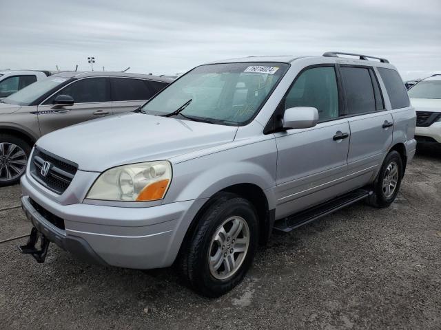 HONDA PILOT EXL 2005 with VIN 5FNYF18525B059969 - Photo from auction