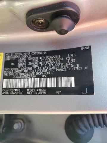 Photo 14 from auction – 2005 LEXUS RX 330 with VIN JTJGA31U750057587