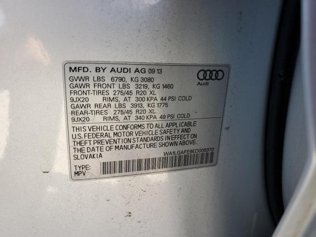 Photo 14 from auction – 2014 AUDI Q7 PREMIUM with VIN WA1LGAFE9ED005970