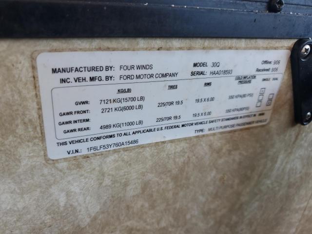 Photo 10 from auction – 2007 FOUR HURRICANE with VIN 1F6LF53Y760A15486