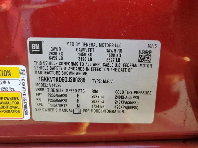 Photo 14 from auction – 2016 GMC ACADIA DEN with VIN 1GKKVTKD6GJ200286