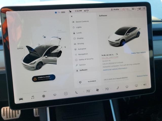 Photo 9 from auction – 2019 TESLA MODEL 3 with VIN 5YJ3E1EB7KF413648
