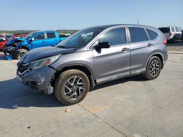 Photo 1 from auction – 2016 HONDA CR-V SE with VIN 2HKRM3H46GH554404