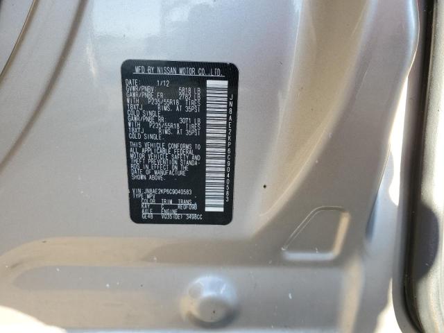 Photo 14 from auction – 2012 NISSAN QUEST S with VIN JN8AE2KP6C9040583