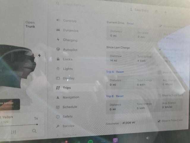 Photo 9 from auction – 2022 TESLA MODEL Y with VIN 7SAYGDEF3NF405851