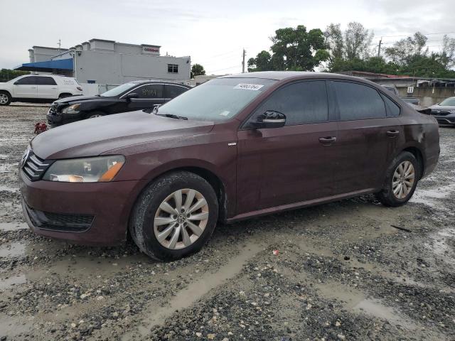 Photo 1 from auction – 2014 VOLKSWAGEN PASSAT S with VIN 1VWAS7A39EC101346