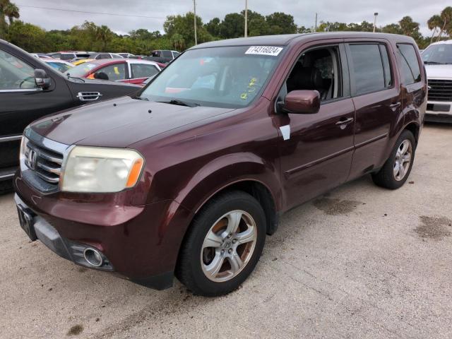 HONDA PILOT EXLN 2012 with VIN 5FNYF3H76CB035796 - Photo from auction