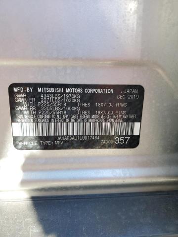 Photo 14 from auction – 2020 MITSUBISHI OUTLANDER with VIN JA4AP3AU1LU017464