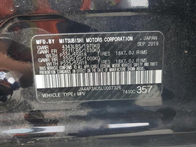 Photo 14 from auction – 2020 MITSUBISHI OUTLANDER with VIN JA4AP3AU5LU007326