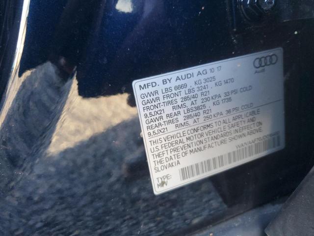 Photo 14 from auction – 2018 AUDI Q7 PRESTIG with VIN WA1VAAF70JD016460