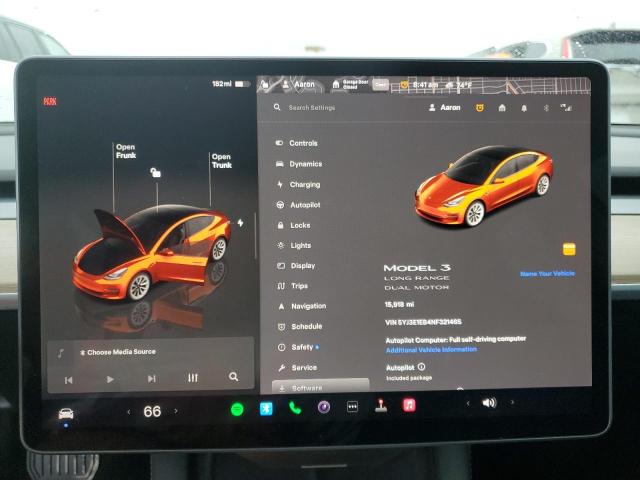 Photo 9 from auction – 2022 TESLA MODEL 3 with VIN 5YJ3E1EB4NF321465