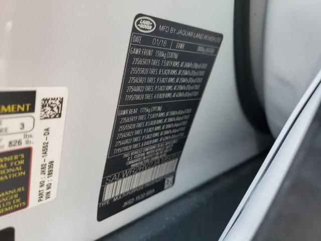 Photo 14 from auction – 2018 LAND ROVER RANGE ROVE with VIN SALWR2RV2JA189359