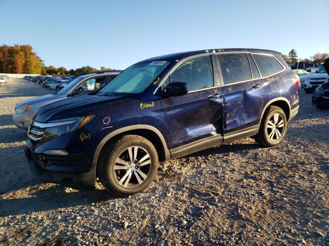 HONDA PILOT EXLN 2017 with VIN 5FNYF6H71HB006103 - Photo from auction