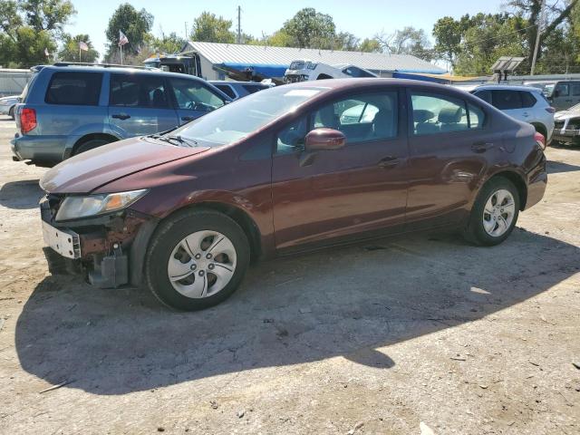 HONDA CIVIC LX 2015 with VIN 2HGFB2F57FH521032 - Photo from auction