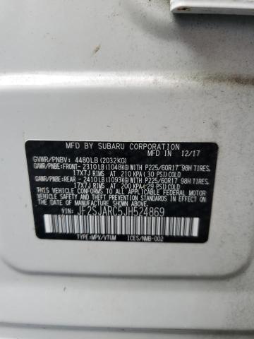 Photo 14 from auction – 2018 SUBARU FORESTER 2 with VIN JF2SJARC5JH524869