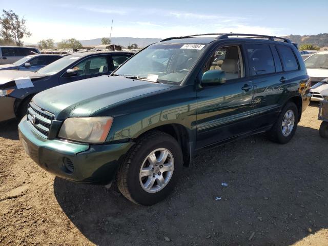 TOYOTA HIGHLANDER 2003 with VIN JTEGF21A430104815 - Photo from auction