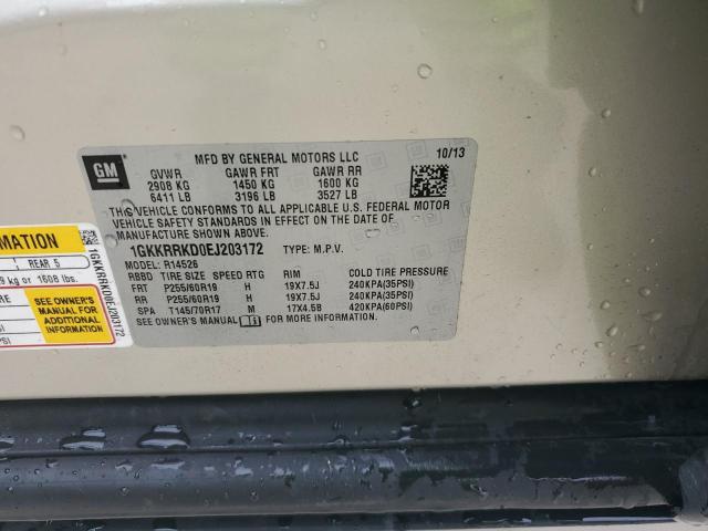 Photo 14 from auction – 2014 GMC ACADIA SLT with VIN 1GKKRRKD0EJ203172