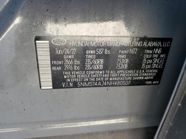 Photo 14 from auction – 2022 HYUNDAI SANTA FE S with VIN 5NMS14AJ4NH480507
