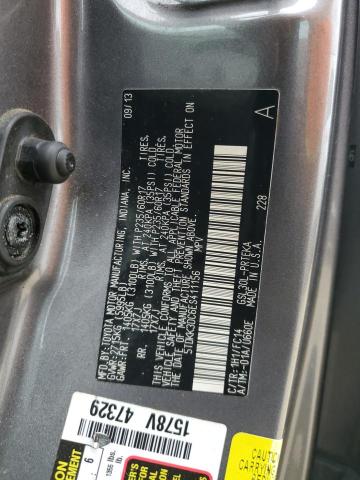 Photo 14 from auction – 2014 TOYOTA SIENNA LE with VIN 5TDKK3DC6ES411156