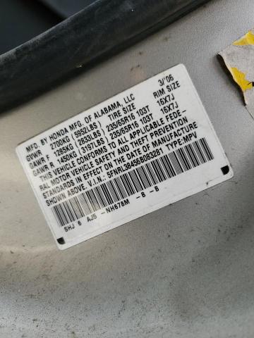 Photo 14 from auction – 2006 HONDA ODYSSEY EX with VIN 5FNRL38456B083281