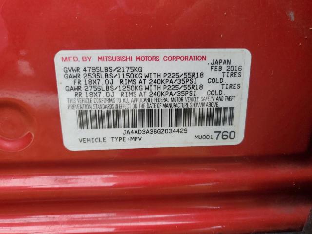 Photo 14 from auction – 2016 MITSUBISHI OUTLANDER with VIN JA4AD3A36GZ034429