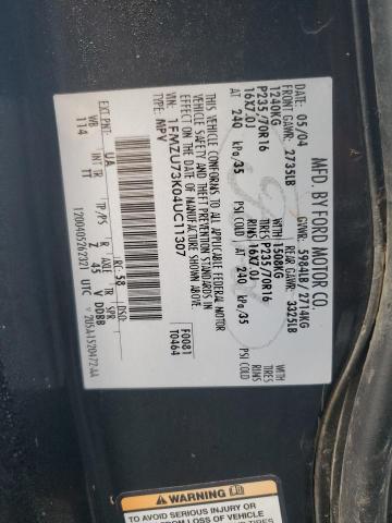 Photo 14 from auction – 2004 FORD EXPLORER X with VIN 1FMZU73K04UC11307