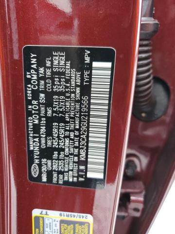 Photo 14 from auction – 2016 HYUNDAI TUCSON LIM with VIN KM8J3CA29GU219566