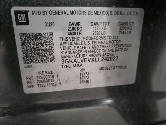 Photo 14 from auction – 2020 GMC TERRAIN SL with VIN 3GKALVEVXLL242027