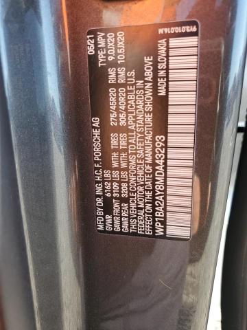 Photo 14 from auction – 2021 PORSCHE CAYENNE CO with VIN WP1BA2AY8MDA43293