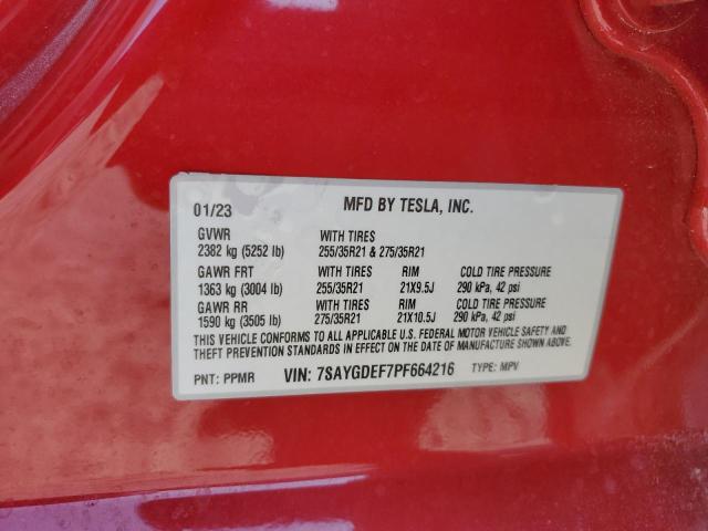 Фото 14 с аукциона – 2023 TESLA MODEL Y с VIN 7SAYGDEF7PF664216