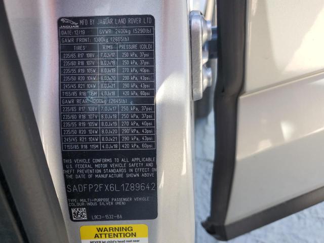 Photo 14 from auction – 2020 JAGUAR E-PACE SE with VIN SADFP2FX6L1Z89642