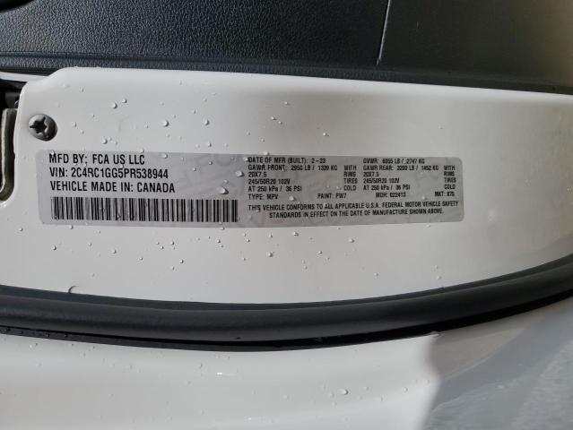 Photo 14 from auction – 2023 CHRYSLER PACIFICA L with VIN 2C4RC1GG5PR538944